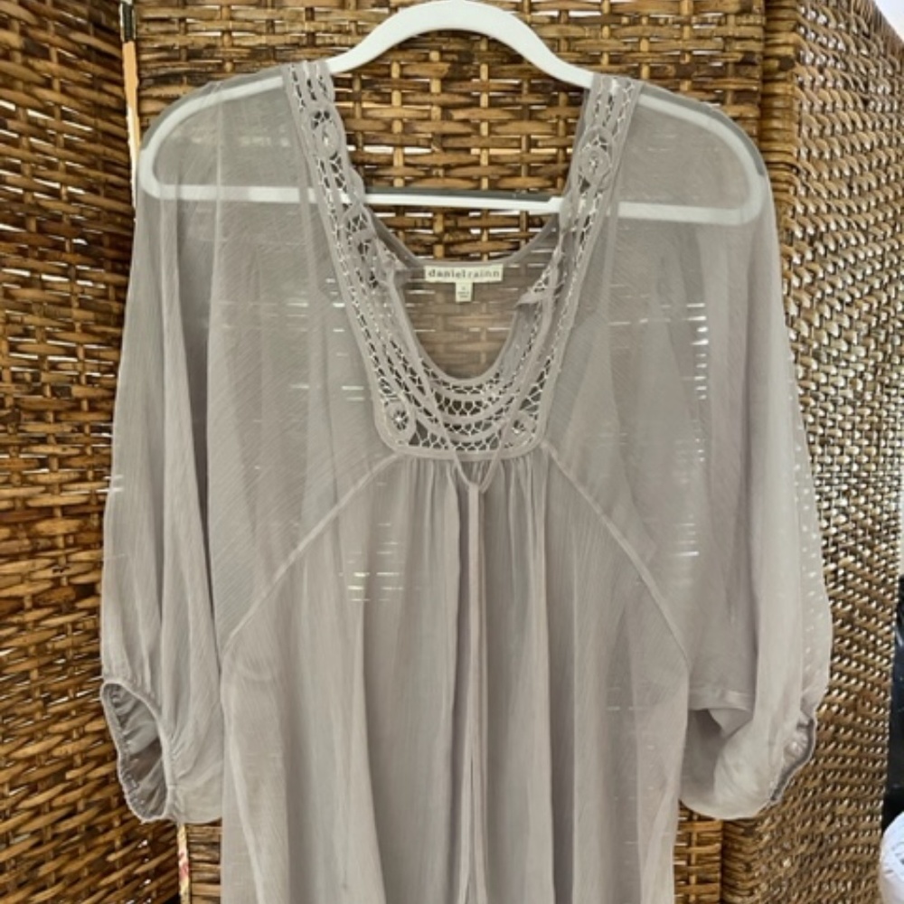 Daniel Rainn Gray Shear Tunic